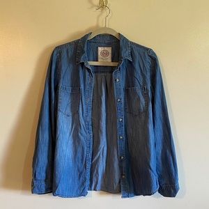 SO button up shirt- size L